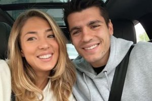 Alice Campello y Álvaro Morata.