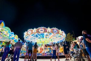 Imagen de archivo de las atracciones de la Feria.