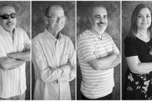 Ginés Bonillo, Miguel Galindo Artés, Diego Reche y Mónica Sánchez. Fotos: Rodrigo Valero.