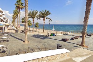 Paseo Marítimo de Roquetas de Mar.