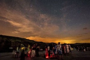 Imagen del cielo desde el Calar Alto.