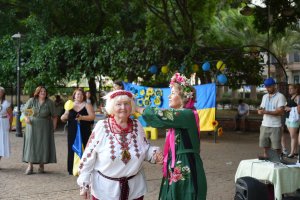 Celebración del Día de la Independencia de Ucrania en Almería.