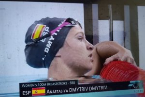 Anastasiya Dmytriv, Tasy, tras ganar la semifinal.