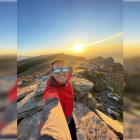 Javier Aureliano García, en una de sus salidas a la montaña.