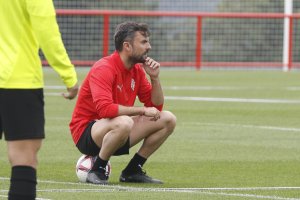 Rubén Albés, entrenador del Sporting.