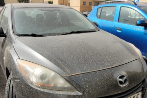 La lluvia de barro puede volver este sábado a la provincia.