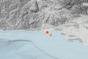 Los puntos donde se han registrado los temblores, según la web del Instituto Geográfico Nacional.
