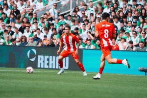 Kaiky en el Racing de Santander-Almería.