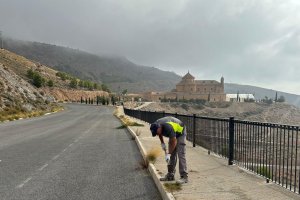 Pues a punto de las inmediaciones del Santuario.