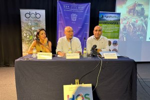 Marta Bosquet, Antonio Mena y Domingo Fernández.