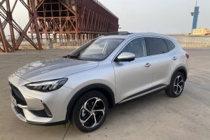 El MG HS durante la prueba realizada por La Voz