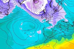 Imagen difundida por la Aemet.