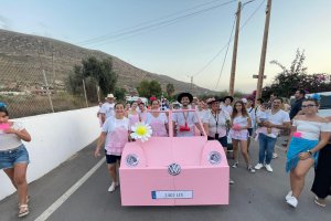 Un momento de la cabalgata de las fiestas de la Villa de Níjar.