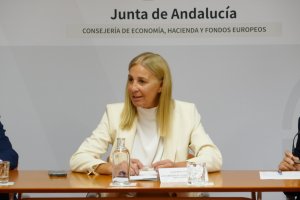 La viceconsejera de Economía, Hacienda y Fondos Europeos de la Junta de Andalucía, Amelia Martínez.