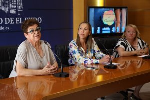 Cristina González, María José Martín y María del Mar Martínez.