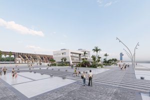 Diseño del acceso al Muelle de Levante y la nueva envolvente del edificio