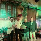 Carlos Sánchez, Jordi, Antonio y Ángel Escobar en \'Échate pá llá\' Miami