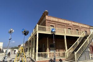 Rodaje de un spot en el poblado Oasys MiniHollywood.