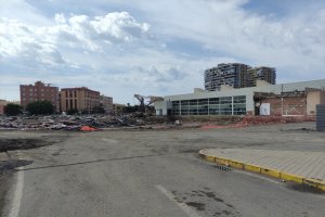 Ni rastro de las marquesinas de la Estación Intermodal. Foto de JOMARO.