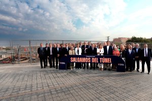 Acto de AVE ayer en Valencia.