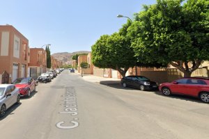 Calle en la que tuvo lugar el suceso en Huércal de Almería.