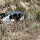 Imagen del accidente remitida por Bomberos del Levante.