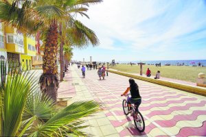 Paseo Marítimo de Almería capital.