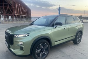 Modelo Jaecoo 7 durante la prueba realizada