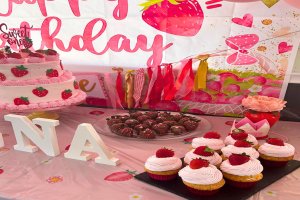 Mesa dulce elaborada por Pastelería Enma.