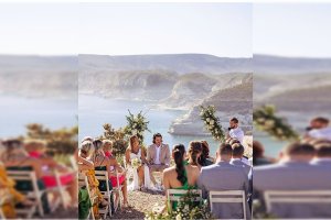 Una boda celebrada en Cabo de Gata. Foto: Javier Lozano.