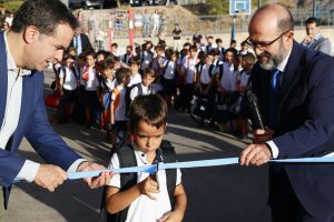 Inauguración del nuevo curso escolar en el colegio Altaduna-Saladares.