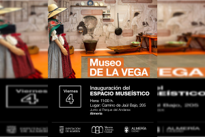 Cartel de la inauguración del Museo de la Vega