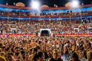 Imagen de archivo de uno de los conciertos celebrados en la Plaza de Toros.