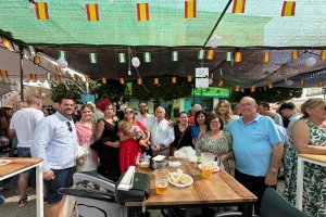 Turreros disfrutando de los primeros días de fiestas.