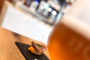 Tapa de atún a la plancha en una foto cedida por Dumihome.