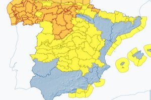 Mapa de España previsto para este miércoles.