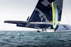 El maxi-trimarán Maxi Edmond de Rothschild. Eloi Stichelbaut.