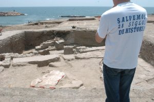 Yacimiento de la antigua ciudad de Baria en Villaricos.