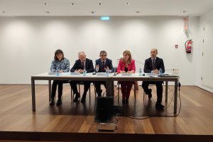 Curso de jueces Ley Violencia Género celebrado este jueves en el Museo de la Guitarra de Almería.