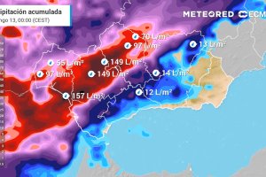 Previsión de lluvias en Andalucía. Meteored
