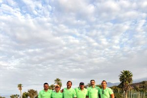 El equipo AG 1976 Almerimar Golf en la primera jornada de la liga.