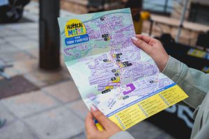 Mapa con el recorrido del tren turístico que recorrera el municipio en HuércalMotor.
