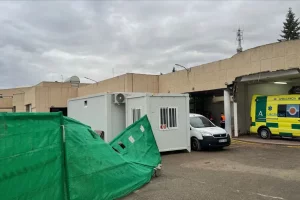 Imagen de archivo del Centro de Salud en obras.