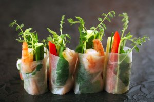 Imagen de unos rollitos de primavera. DEPOSITPHOTOS