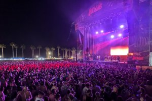 Aspecto del recinto de The Juergas Rock en la pasada edición durante un concierto.