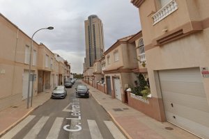 Calle en la que tuvo lugar el accidente.