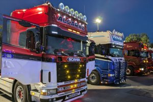 Vehículos situados en el Recinto Ferial albojense.