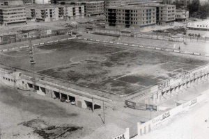 El campo de El Armajal en los años setenta.