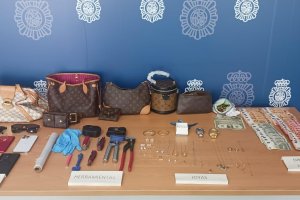 El botín incautado.