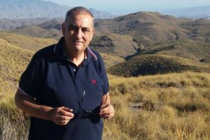 Pepe Pérez en uno de sus desplazamientos a Almería, una tierra de la que se tuvo que marchar con 4 años.
